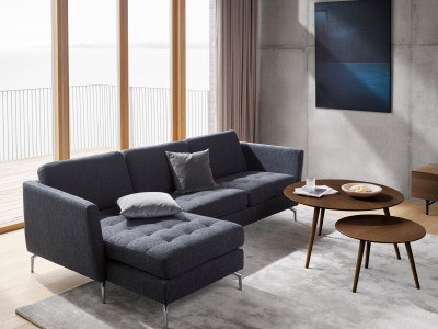 Bornholm coffee table, brown wood