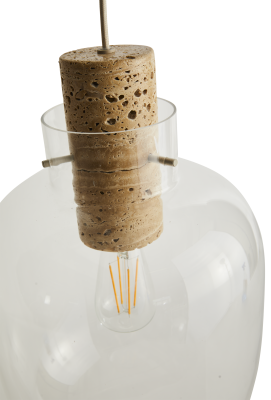 Stockholm pendant, clear glass