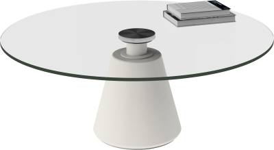 Madrid coffee table, clear glass