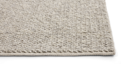 Scandinavia rug, light grey wool/cotton