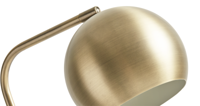 Kip floor lamp, yellow metal