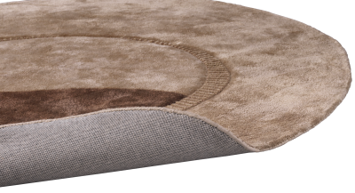 Arena rug, beige tencel/cotton