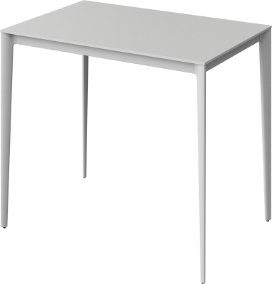 Torino bar table/high table, white lacquered