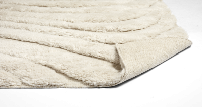 form rug, beige wool