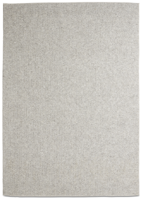 Scandinavia rug, light grey wool/cotton