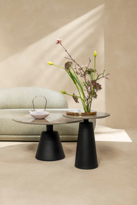 Madrid coffee table, clear glass