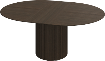 Santiago extendable dining table, brown/grey wood