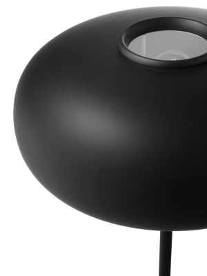 Paris floor lamp, black metal