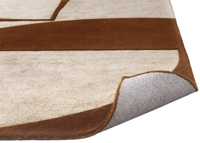 Moments rug, beige wool/cotton