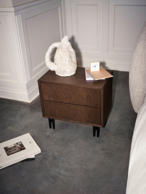 Element night stand, brown