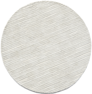 Structure rug, light grey wool/cotton