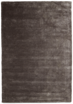 Loom rug, light grey tencel/cotton