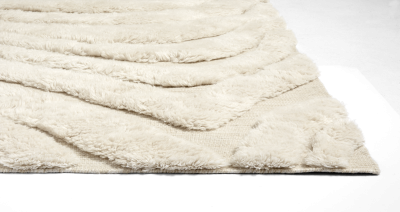 form rug, beige wool