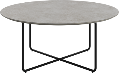 Nawabari coffee table, light grey ceramic