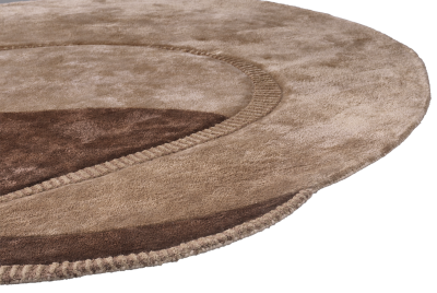 Arena rug, beige tencel/cotton