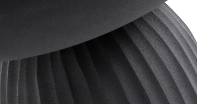 Expose side table, black aluminium