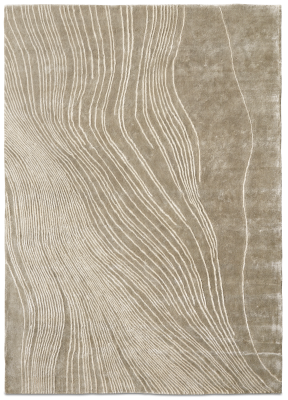 Tide rug, light grey tencel