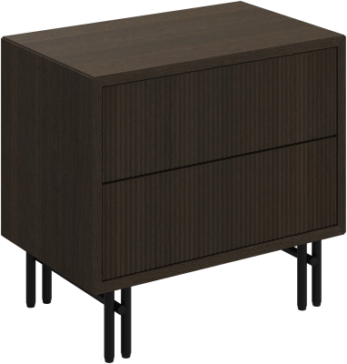 Element night stand, brown