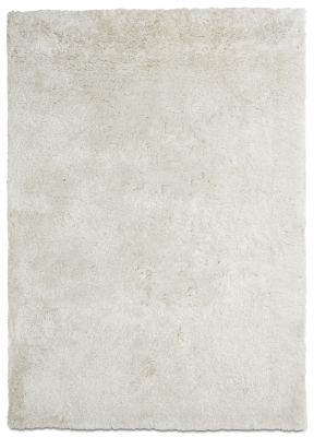 Movement rug, white polyester/cotton