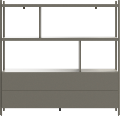 Calgary storage with drawer, light grey wood