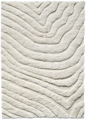 form rug, beige wool