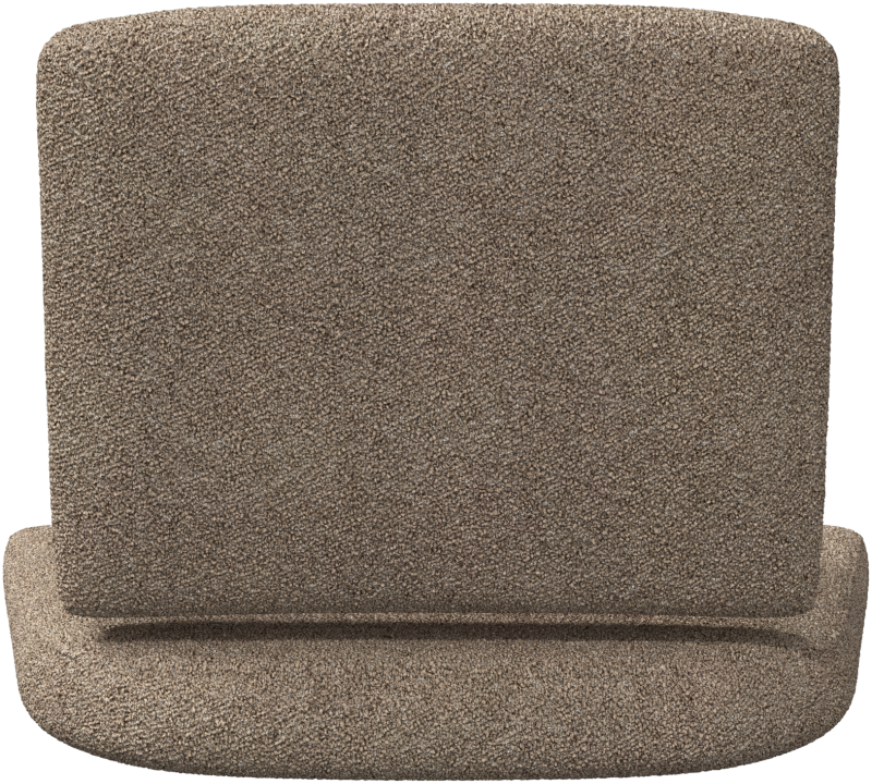 Cancún Seat and back cushion for lounge chair, light grey fabric