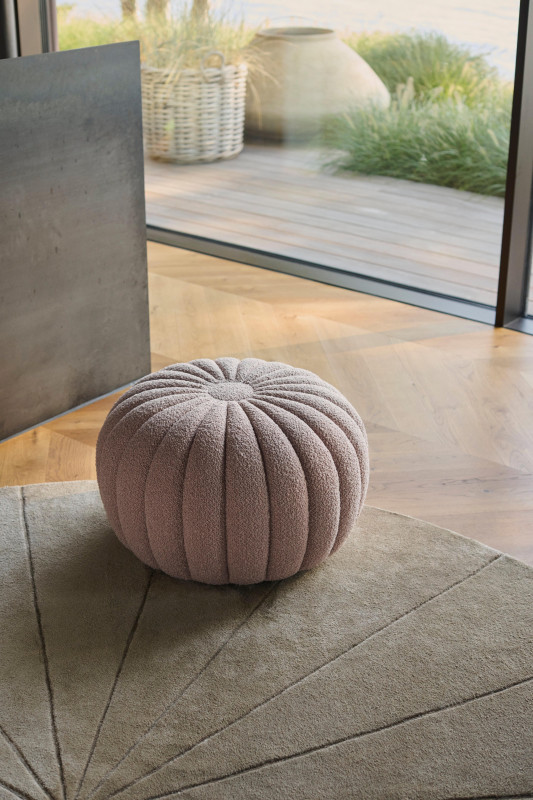 Sweet Art rug, light grey nylon