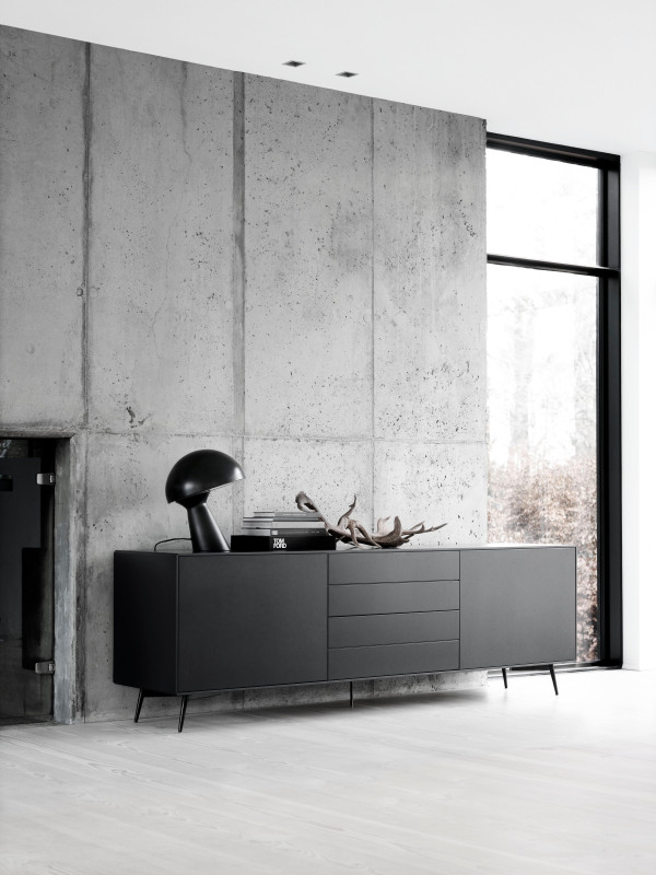 Fermo sideboard, light grey wood