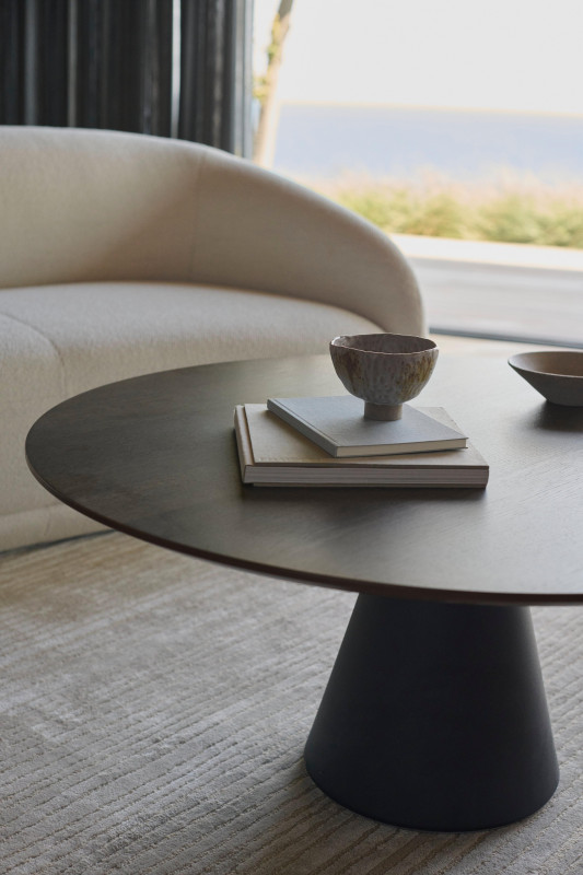 Madrid coffee table, clear glass