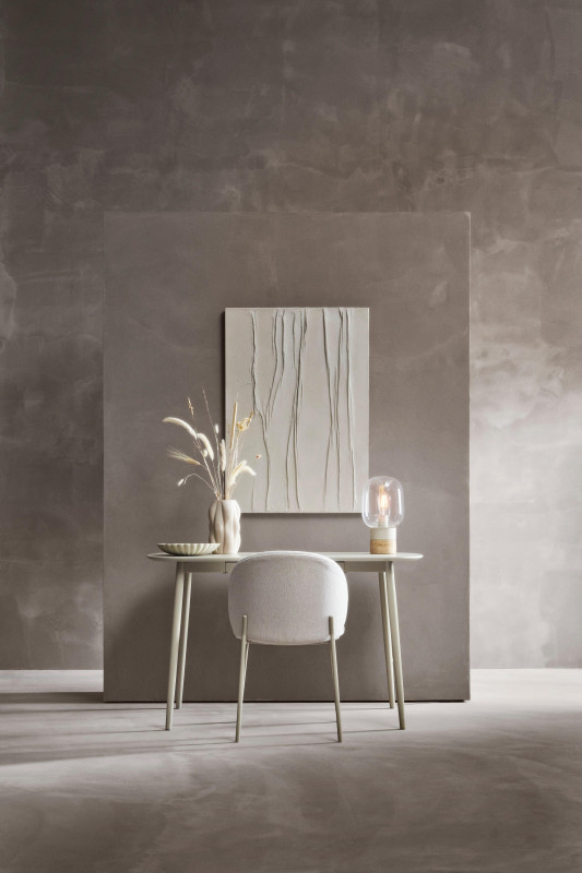 Stockholm table lamp, black glass