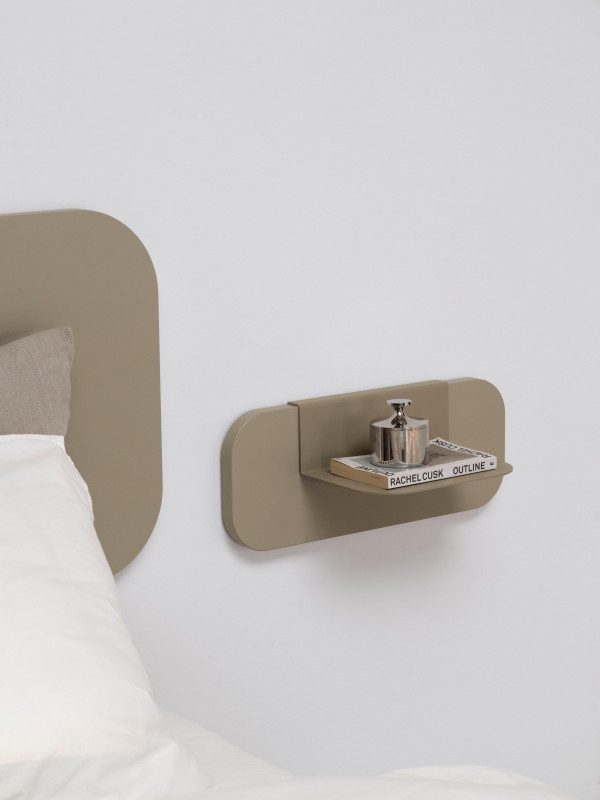 Element night stand, light grey wood