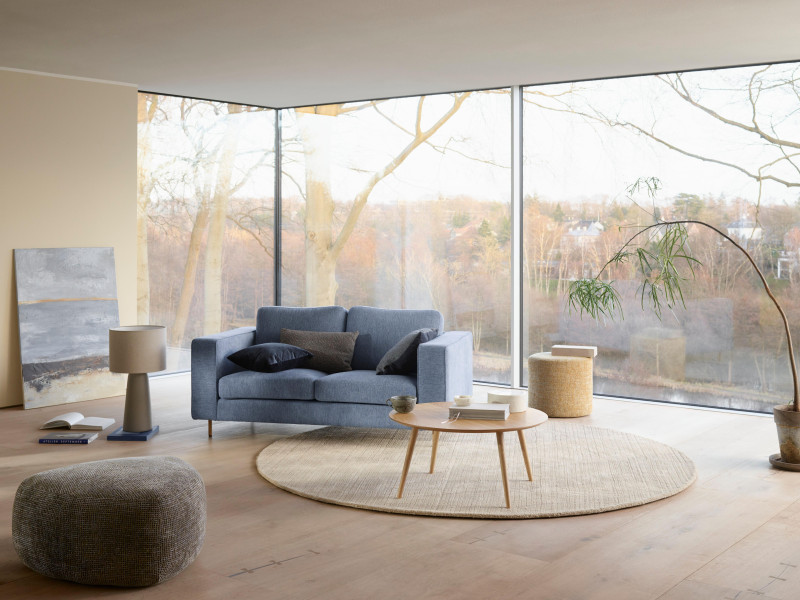 Nawabari coffee table, brown wood