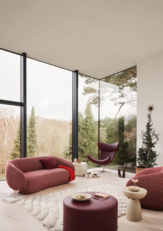 Terracina coffee table, beige concrete