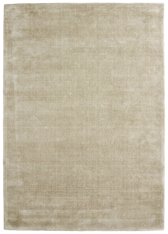 Simple rug, light grey wool/cotton