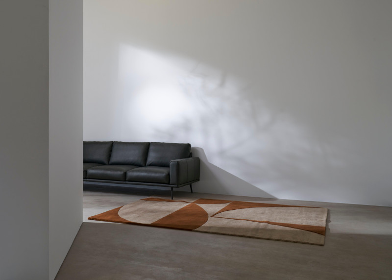 Moments rug, beige wool/cotton