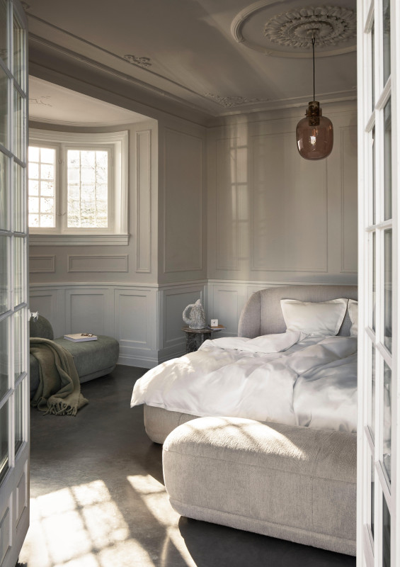 Bolzano bench, blue fabric