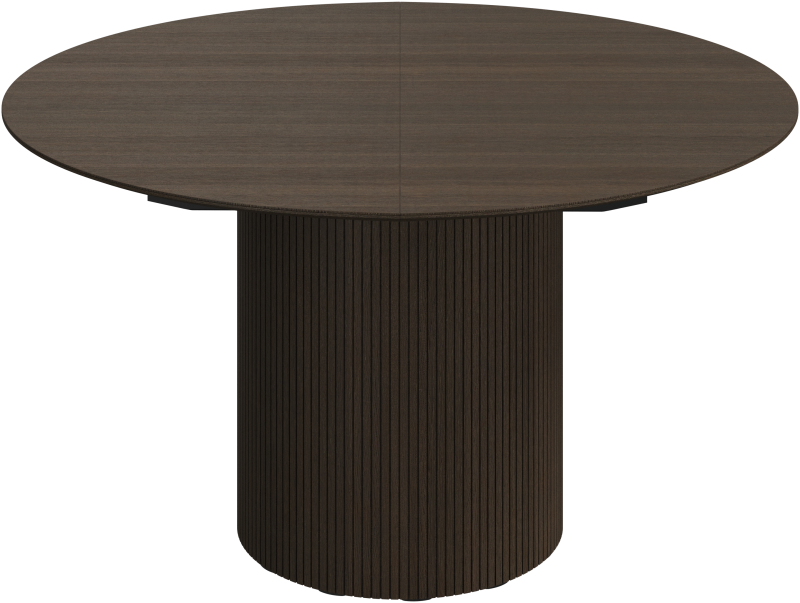 Santiago extendable dining table, brown/grey wood