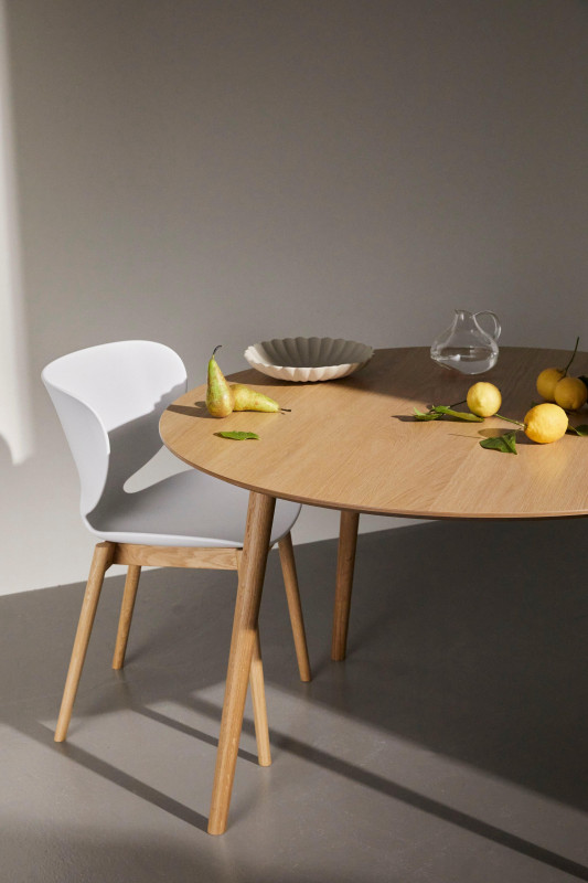 Bornholm dining table, brown wood