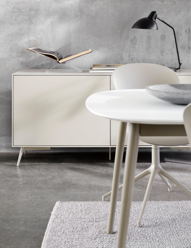 Fermo sideboard, light grey wood