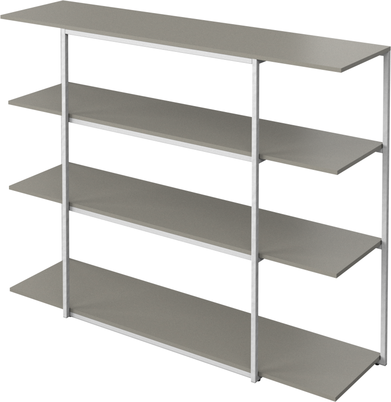 Bordeaux console table, light grey lacquered