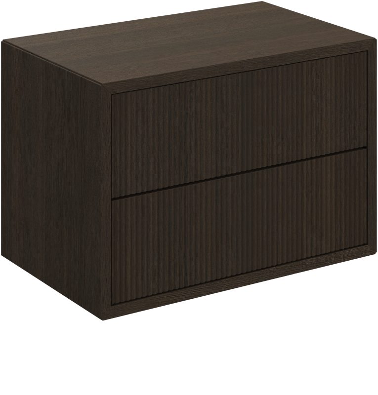 Element night stand, brown wood