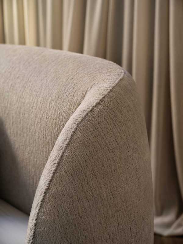 Bolzano bed with slats  - W140xL190cm, blue fabric