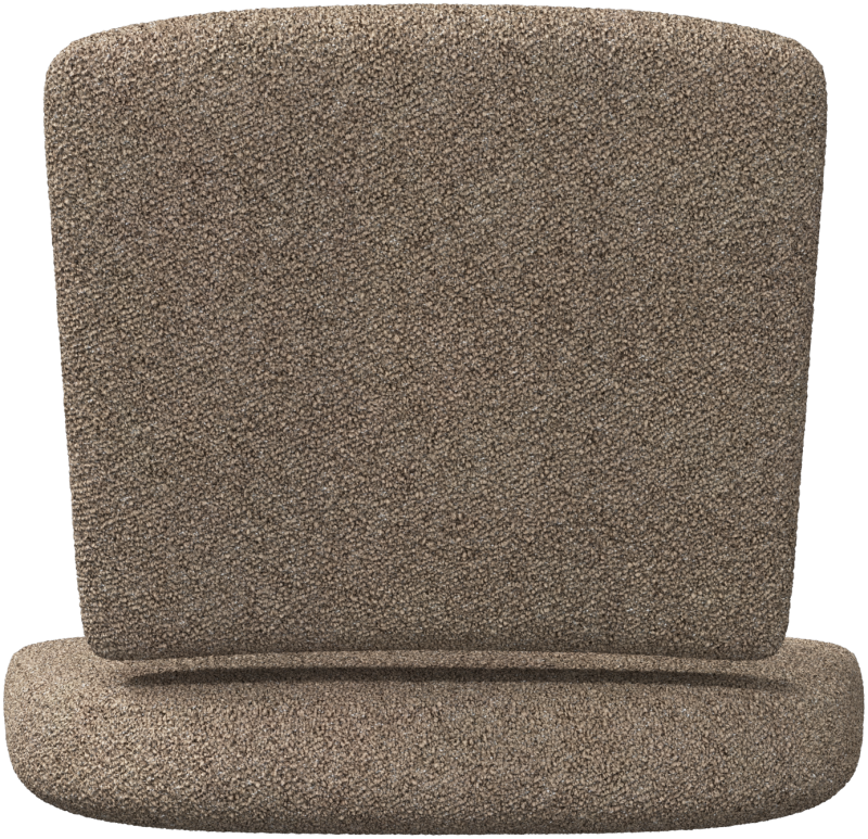 Cancún Seat and back cushion for dining chair, light grey fabric