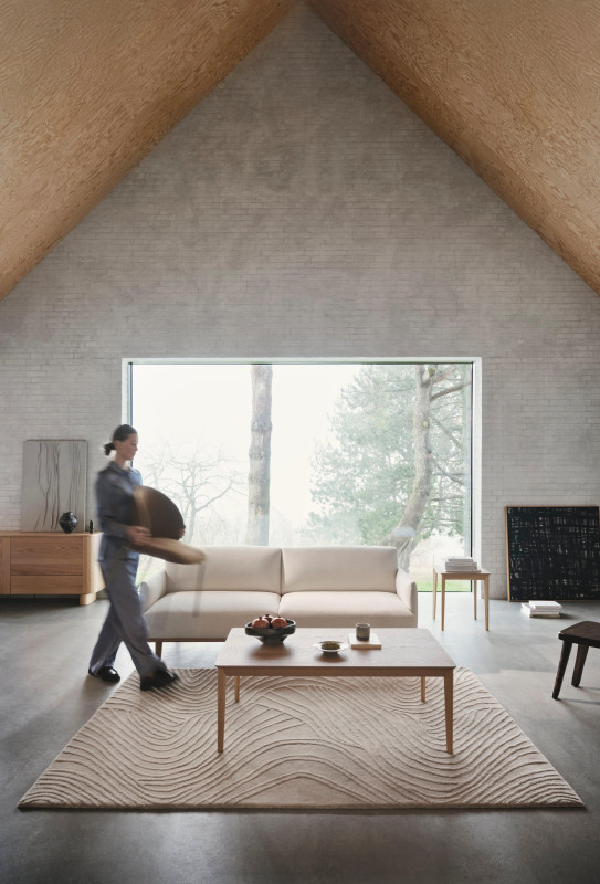 Aarhus side table, brown wood