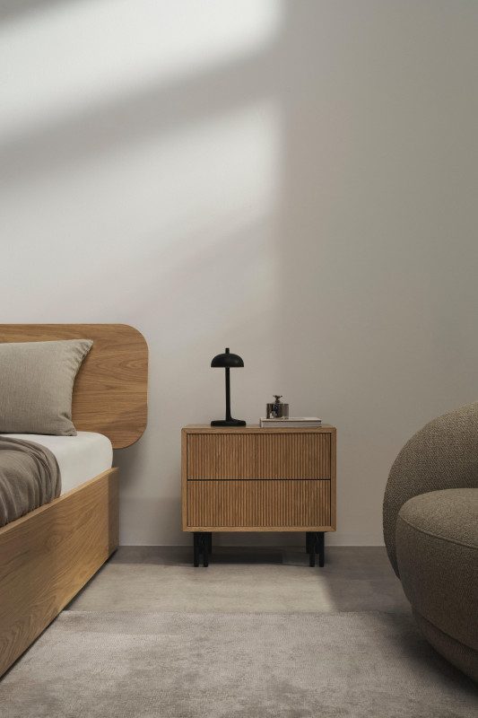 Element night stand, brown