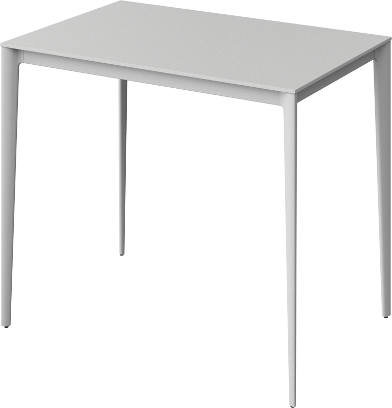 Torino bar table/high table, white lacquered