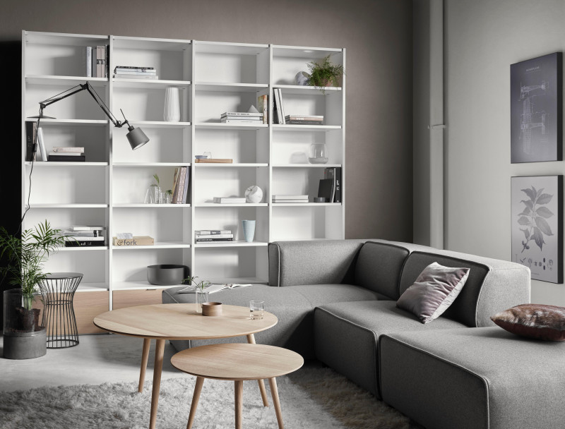 Bornholm coffee table, brown wood