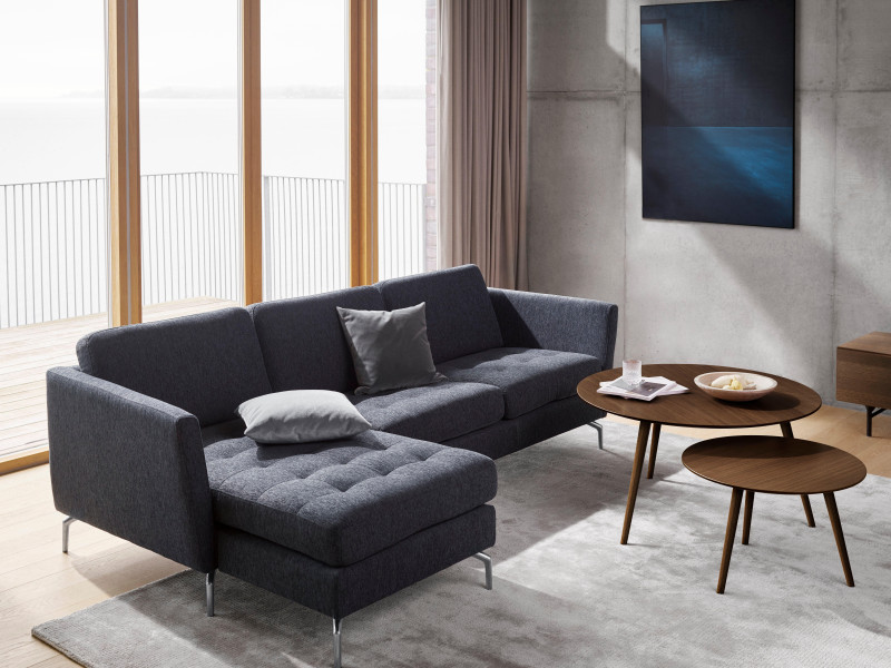 Bornholm coffee table, brown wood