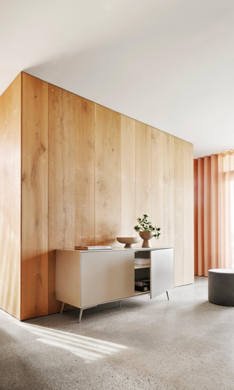 Fermo sideboard, light grey wood