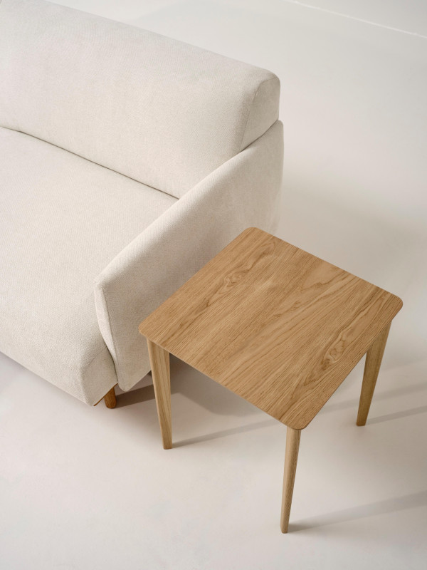 Aarhus side table, brown wood